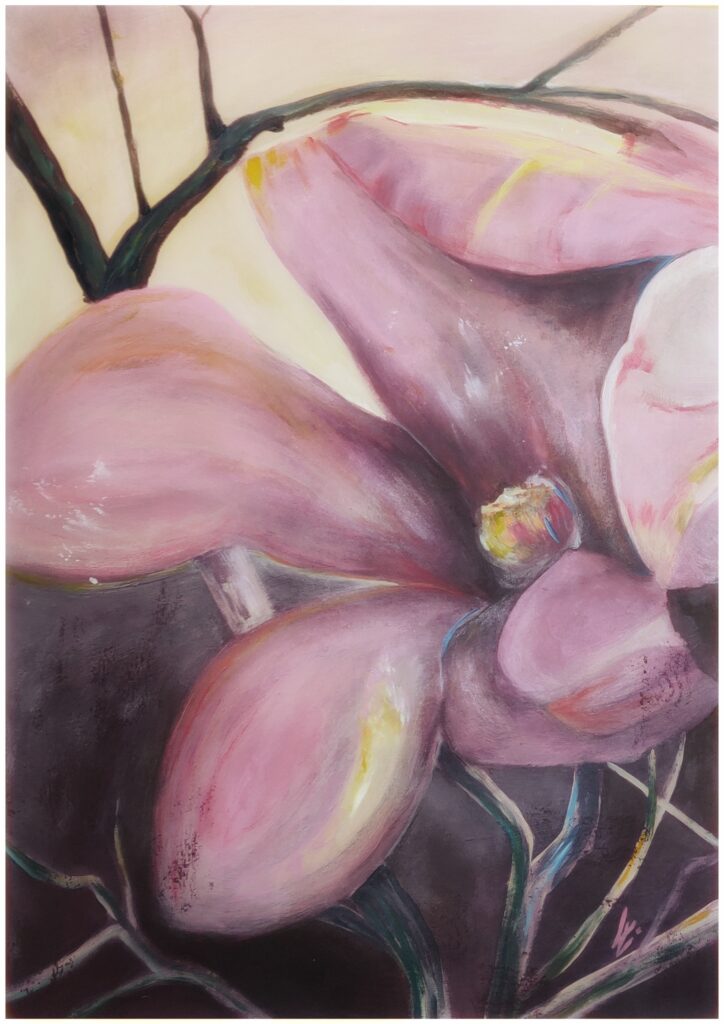 Acrylmalerei auf Papier, 42x59 cm